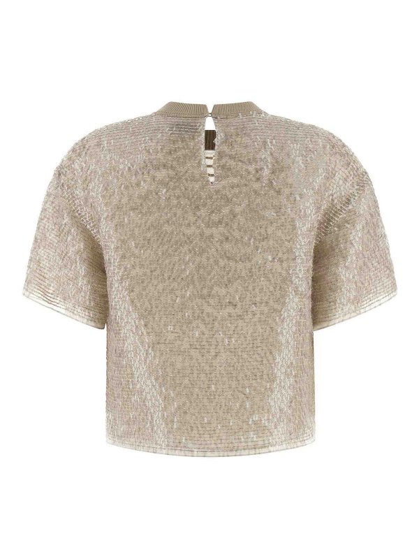 BRUNELLO CUCINELLI: T-shirts online - T-Shirt - Beige