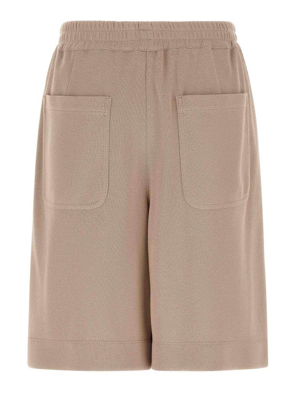 BRUNELLO CUCINELLI: トラウザーショーツ online - ショートパンツ - ブラウン