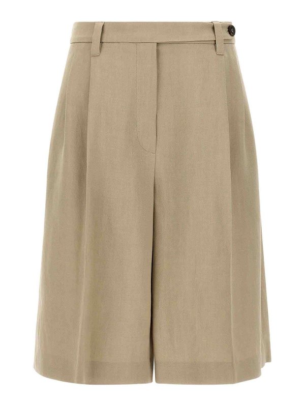 BRUNELLO CUCINELLI: Hosen Shorts - Shorts - Beige