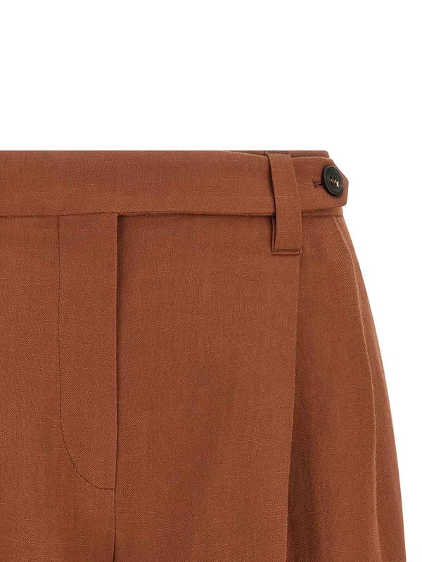 The Best Shops BRUNELLO CUCINELLI: トラウザーショーツ - ショートパンツ - ブラウン