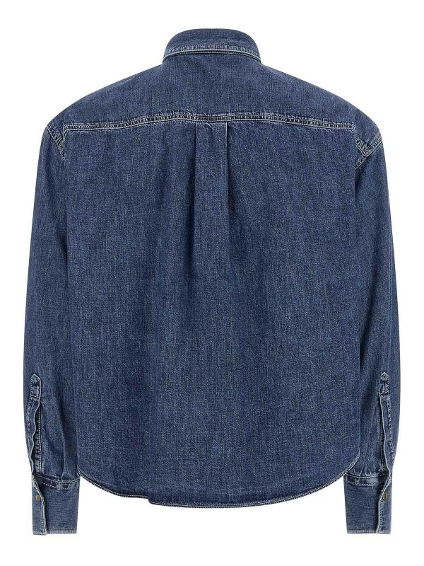 BRUNELLO CUCINELLI: シャツ online - シャツ - ブルー