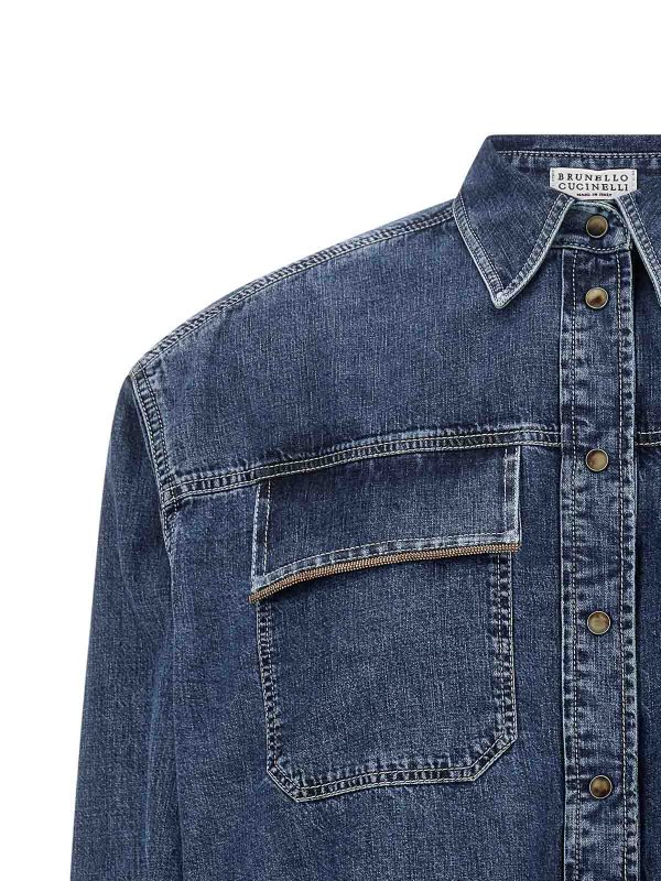 The Best Shops BRUNELLO CUCINELLI: シャツ - シャツ - ブルー