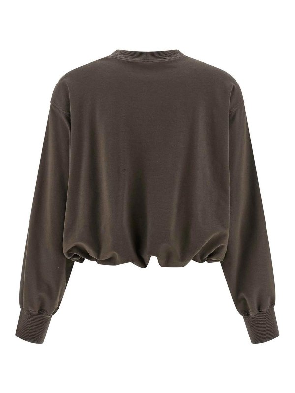 BRUNELLO CUCINELLI: スウェット＆セーター online - スウェットシャツ/セーター - ブラウン