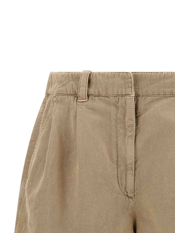 The Best Shops BRUNELLO CUCINELLI: トラウザーショーツ - ショートパンツ - ベージュ