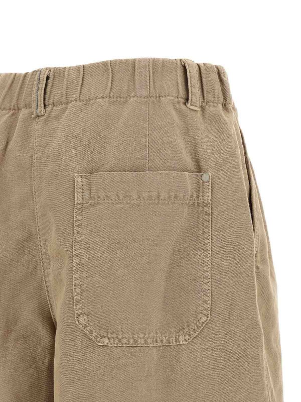 ショートパンツ - ベージュ shop online: BRUNELLO CUCINELLI