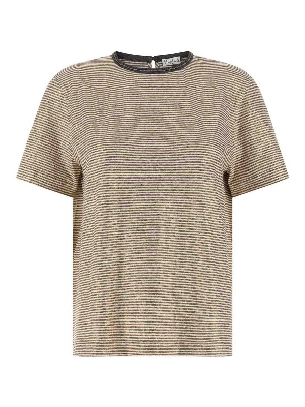 BRUNELLO CUCINELLI: T-shirts - T-Shirt - Bunt