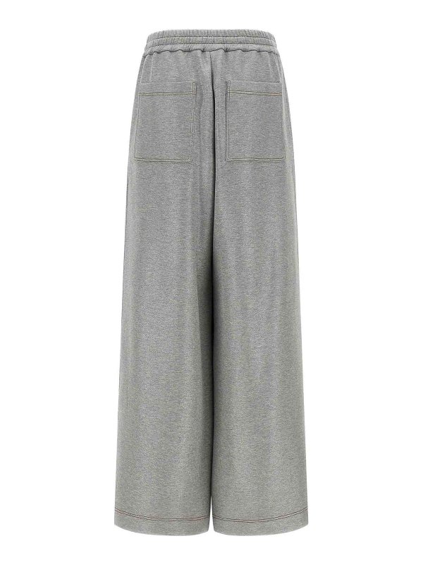 BRUNELLO CUCINELLI: スウェットパンツ online - トラックスーツ ボトムス - 銀