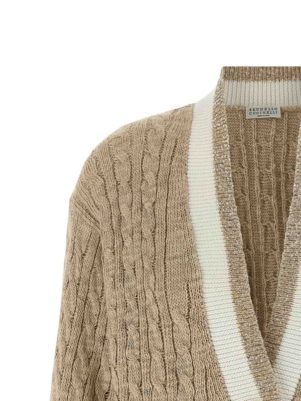 The Best Shops BRUNELLO CUCINELLI: Cardigans - Cardigan - Beige