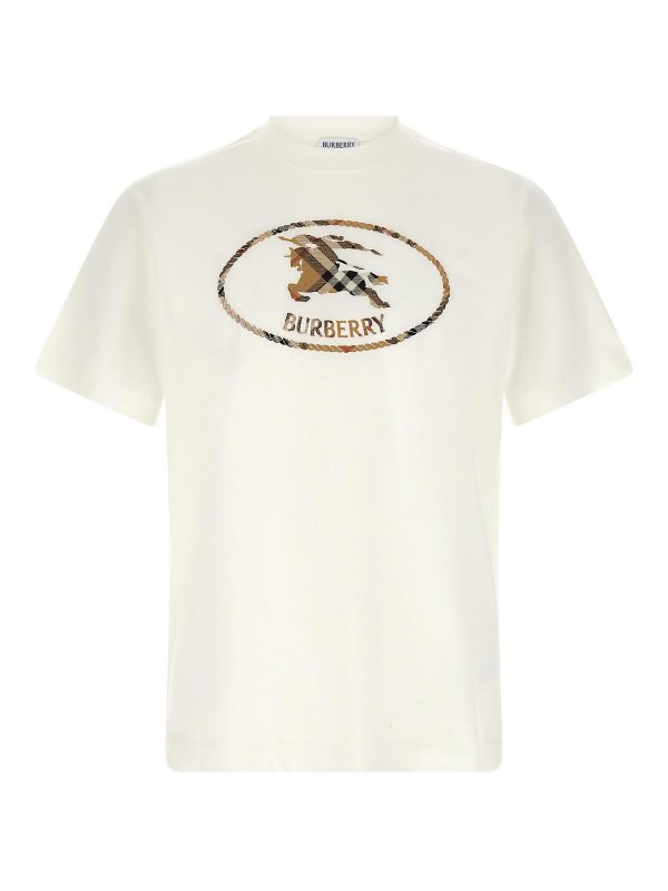 BURBERRY: T-shirts - T-Shirt - Weiß