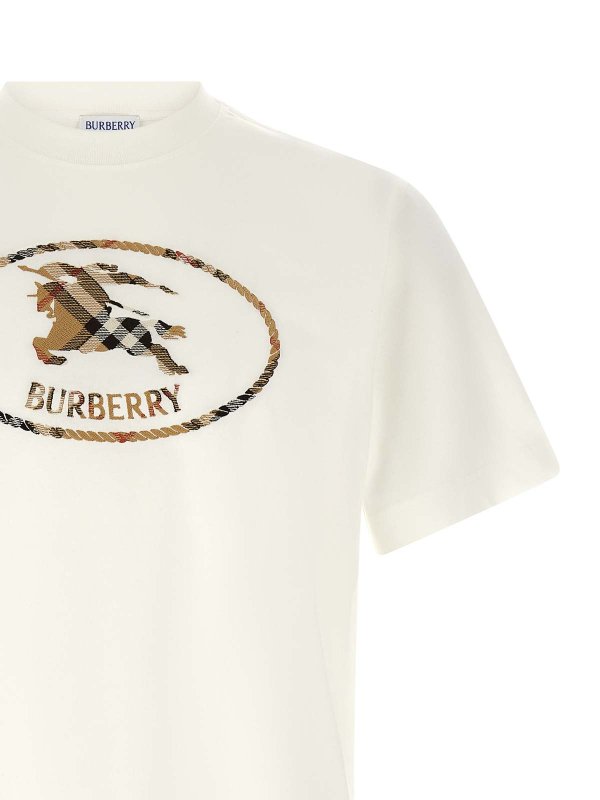 The Best Shops BURBERRY: T-shirts - T-Shirt - Weiß