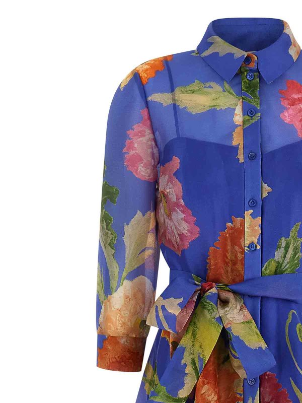 The Best Shops CAROLINA HERRERA: Trenchcoats - Trenchcoat - Blau