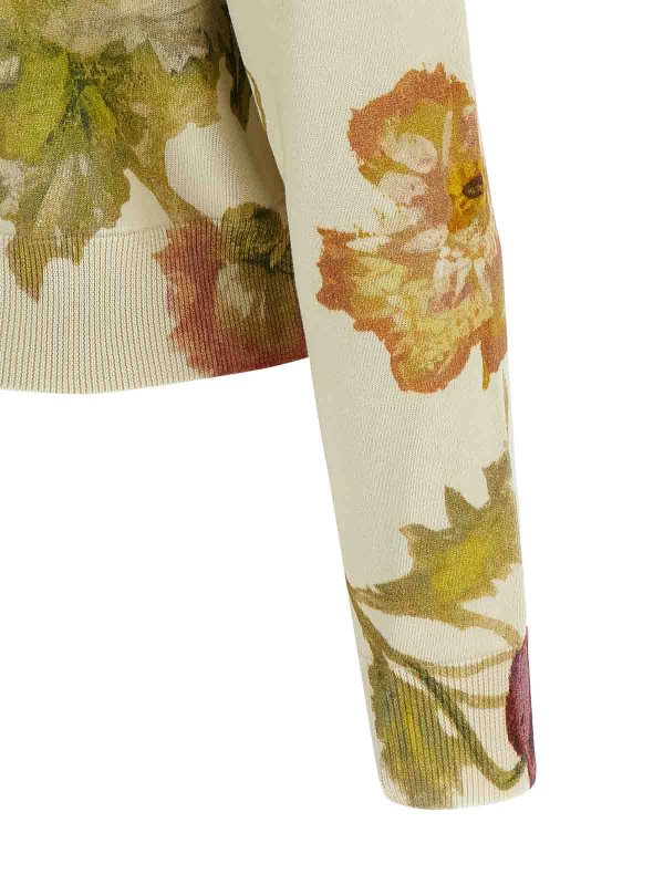 カーディガン - 白 shop online: CAROLINA HERRERA