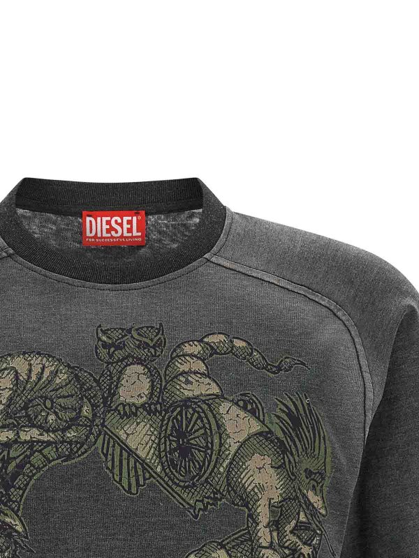 The Best Shops DIESEL: T-shirts - T-Shirt - Grau