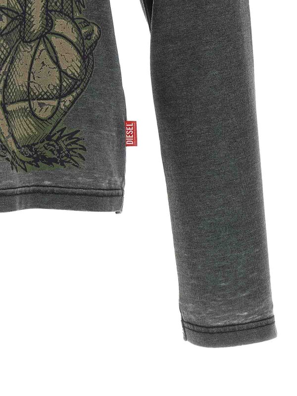T-Shirt - Grau shop online: DIESEL