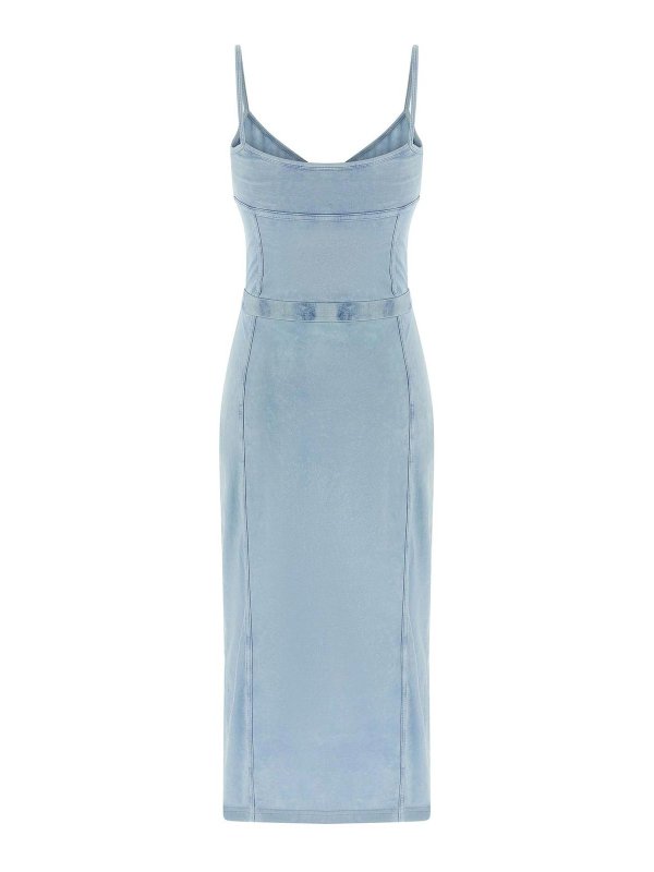 DIESEL: Knielange Kleider online - Knielanges Kleid - Hellblau