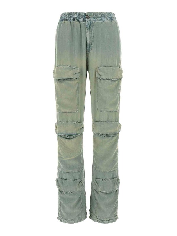 DIESEL: ストレートジーンズ - ストレートジーンズ - ライトブルー