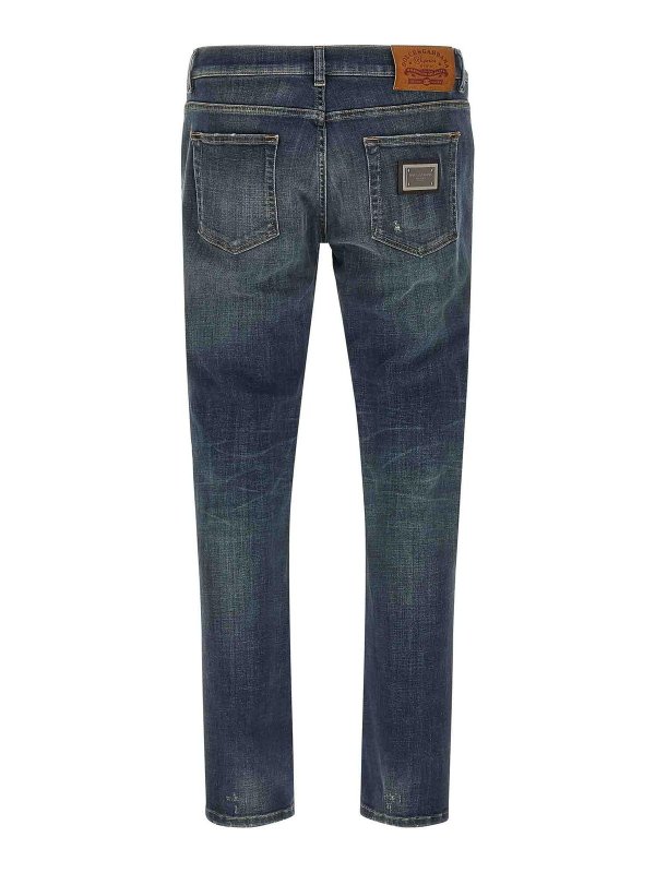 DOLCE & GABBANA: ストレートジーンズ online - ストレートジーンズ - ブルー