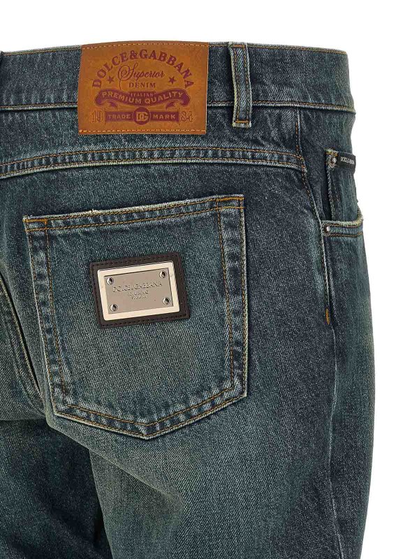 Vaqueros Rectos - Azul shop online: DOLCE & GABBANA