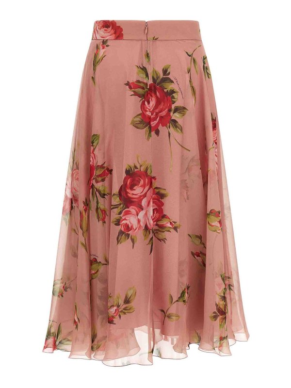 DOLCE & GABBANA: ニーレングススカート＆ミディ丈 online - 膝丈/ミディスカート - ヌードカラー