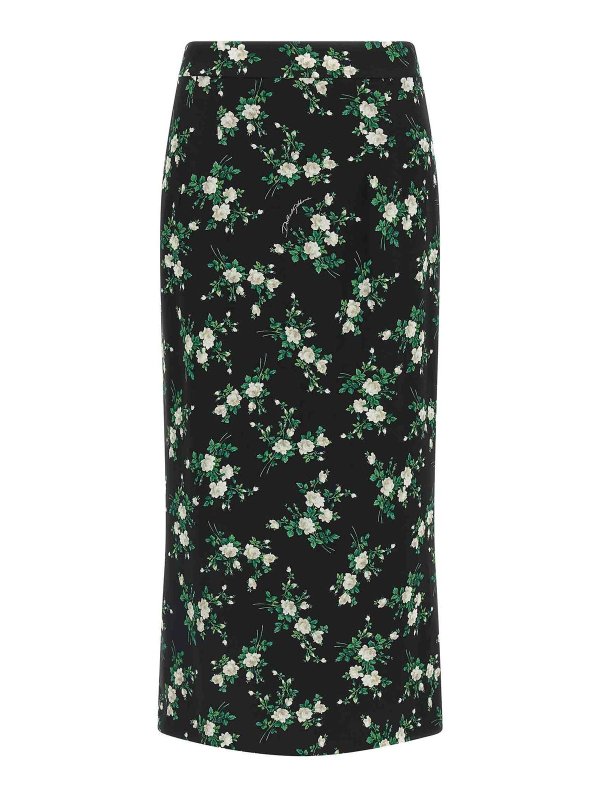 DOLCE & GABBANA: ロングシャツ - フレアジーンズ - 黒