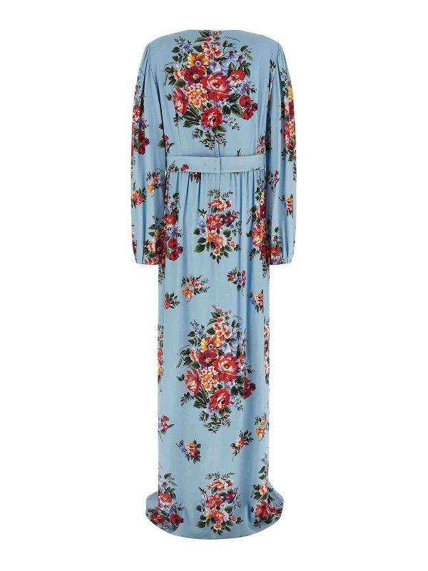 DOLCE & GABBANA: ニーレングスドレス online - 膝丈ドレス - ライトブルー