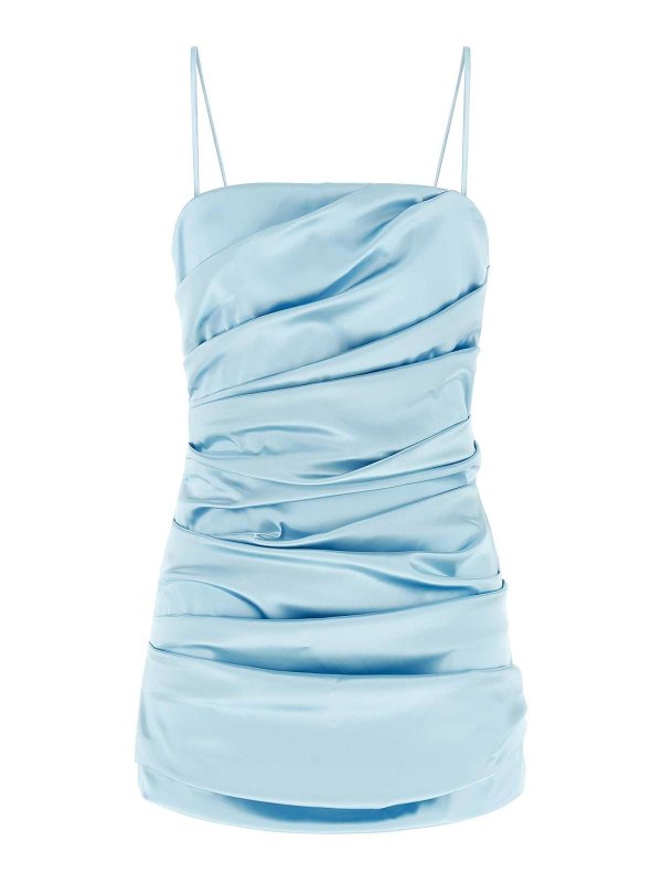 DOLCE & GABBANA: ニーレングスドレス - 膝丈ドレス - ライトブルー