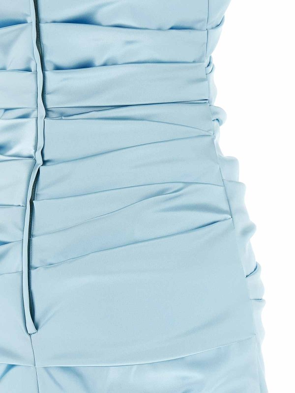 膝丈ドレス - ライトブルー shop online: DOLCE & GABBANA