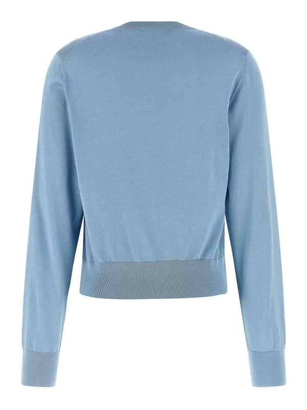 DOLCE & GABBANA: カーディガン online - カーディガン - ライトブルー