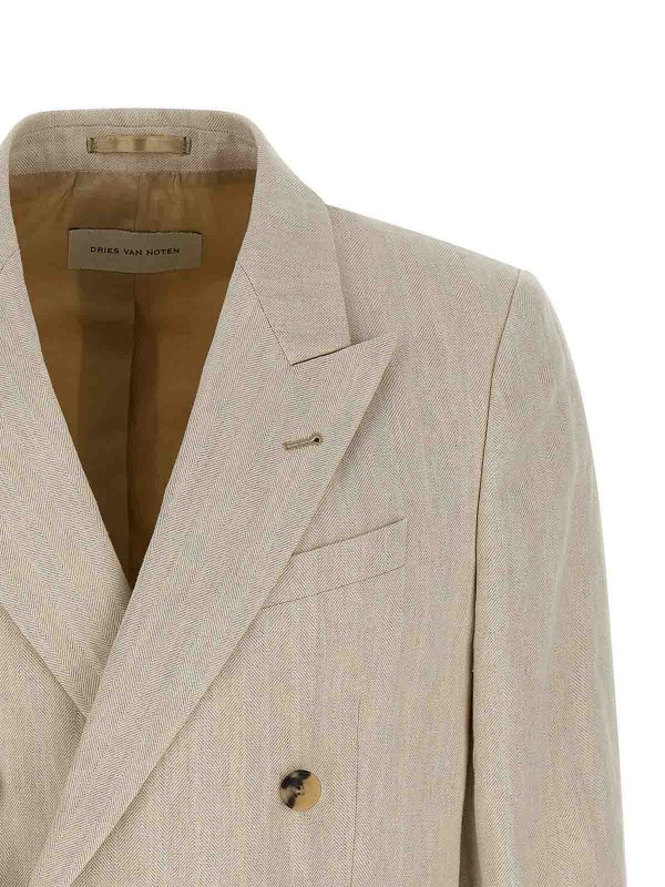 The Best Shops DRIES VAN NOTEN: ブレザー - ブレザー - ベージュ