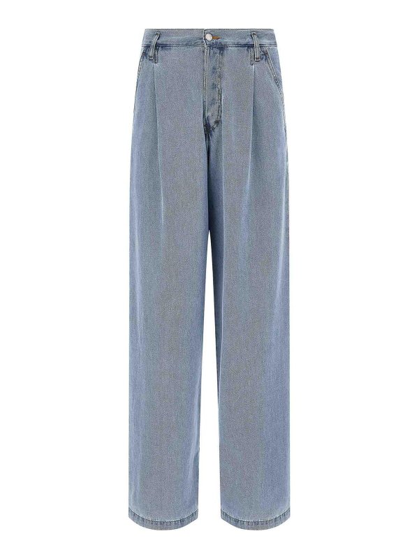 DRIES VAN NOTEN: Straight Leg Jeans - Straight Leg Jeans - Hellblau
