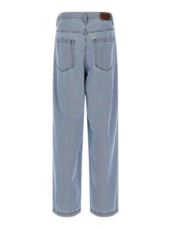 DRIES VAN NOTEN: Straight Leg Jeans online - Straight Leg Jeans - Hellblau