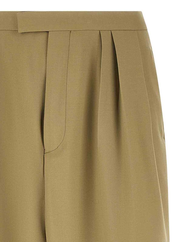 The Best Shops DRIES VAN NOTEN: カジュアルトラウザー - カジュアルパンツ - 緑