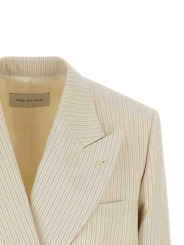 The Best Shops DRIES VAN NOTEN: ブレザー - ブレザー - ベージュ