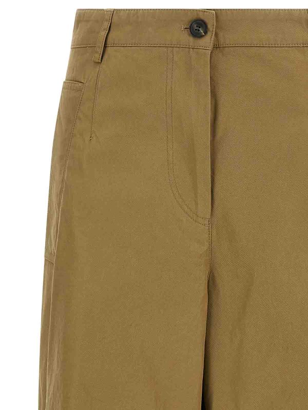 The Best Shops DRIES VAN NOTEN: カジュアルトラウザー - カジュアルパンツ - ベージュ