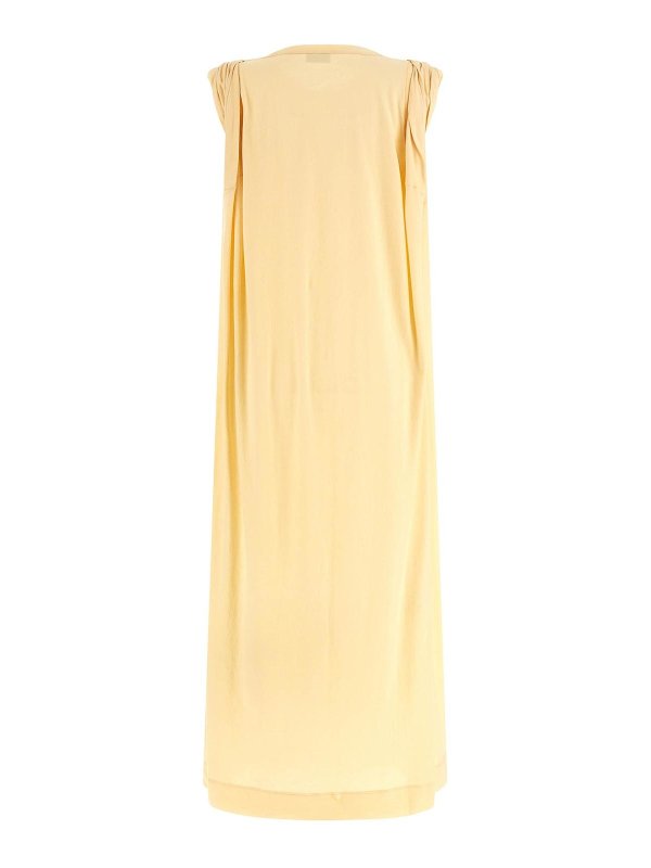 DRIES VAN NOTEN: ニーレングスドレス online - 膝丈ドレス - イエロー