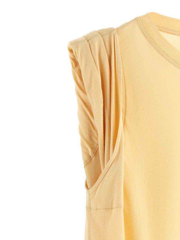 膝丈ドレス - イエロー shop online: DRIES VAN NOTEN