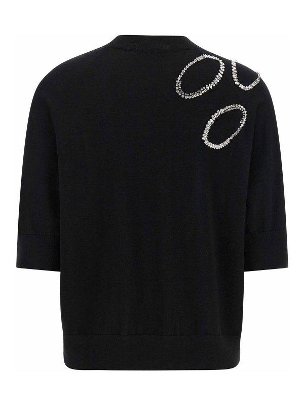 DRIES VAN NOTEN: クルーネック online - クルーネック - 黒