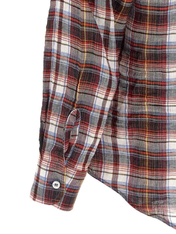 シャツ - 赤 shop online: DSQUARED2