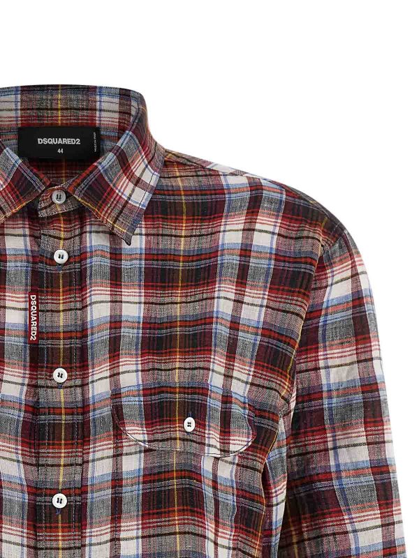 The Best Shops DSQUARED2: Camisas - Camisa - Rojo