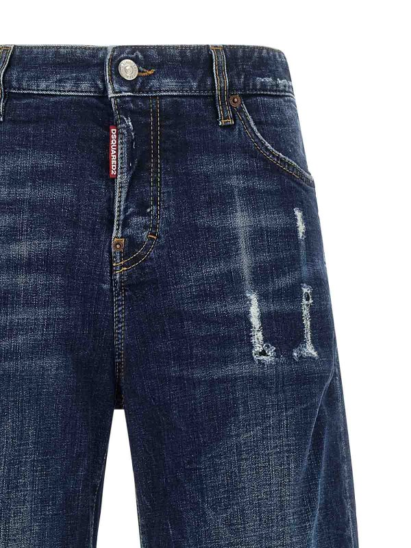 The Best Shops DSQUARED2: Jeans Rectos - Vaqueros Rectos - Azul