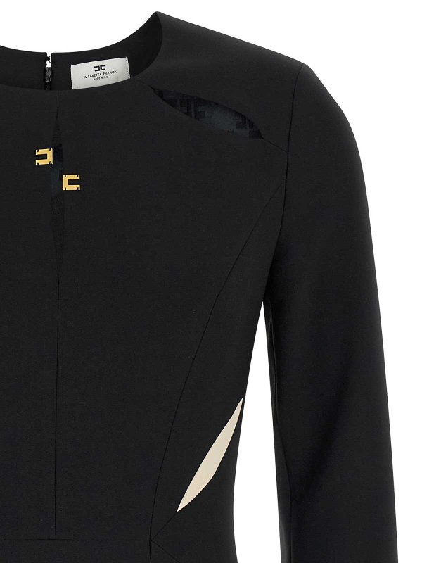 The Best Shops ELISABETTA FRANCHI: ニーレングスドレス - 膝丈ドレス - 白