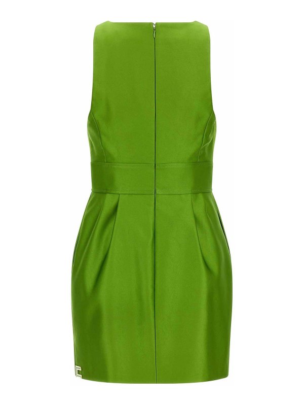 ELISABETTA FRANCHI: ニーレングスドレス online - 膝丈ドレス - 緑