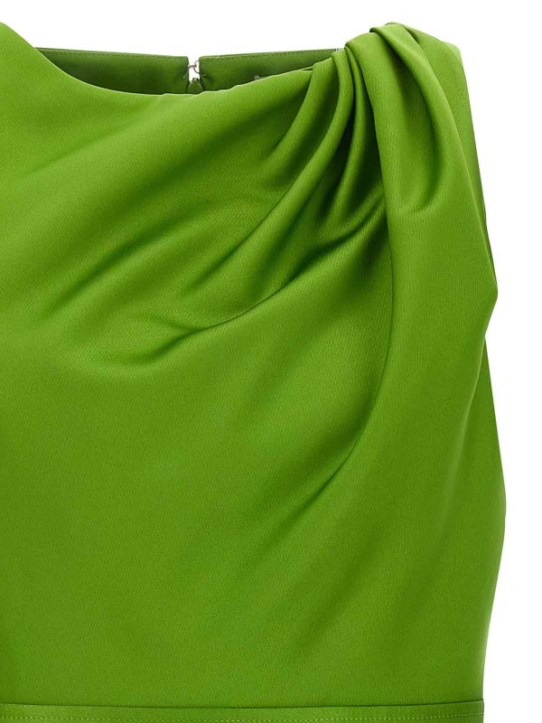 The Best Shops ELISABETTA FRANCHI: ニーレングスドレス - 膝丈ドレス - 緑