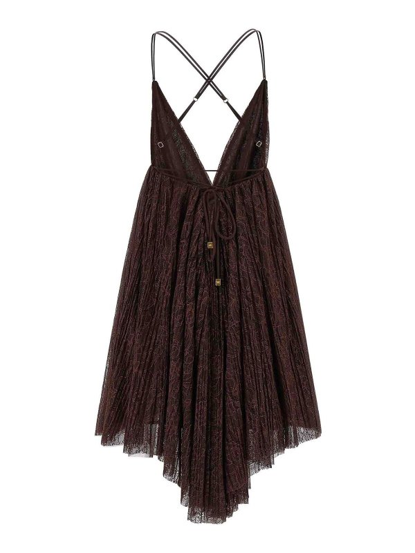 ELISABETTA FRANCHI: ショートドレス online - ショートドレス - ブラウン