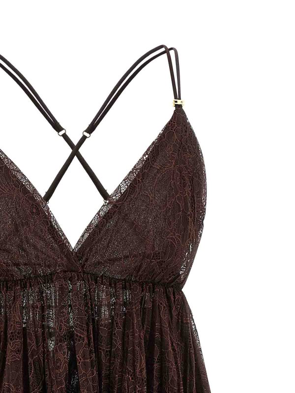 The Best Shops ELISABETTA FRANCHI: ショートドレス - ショートドレス - ブラウン