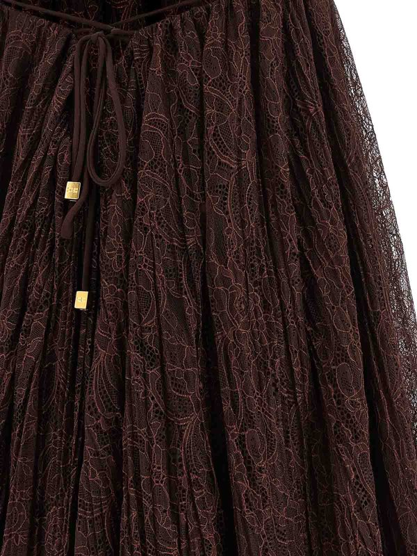 ショートドレス - ブラウン shop online: ELISABETTA FRANCHI