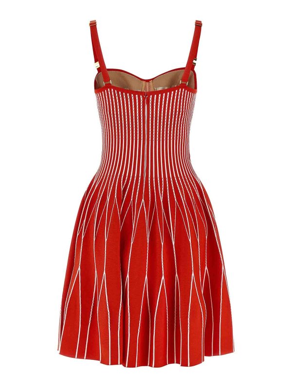 ELISABETTA FRANCHI: ニーレングスドレス online - 膝丈ドレス - 赤