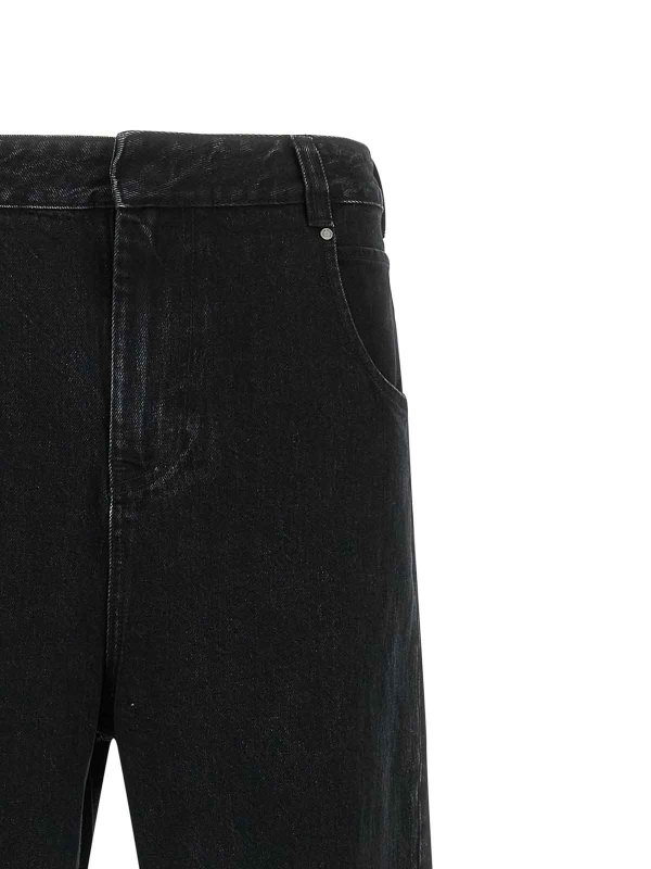 The Best Shops ENTIRE STUDIOS: ストレートジーンズ - ストレートジーンズ - 黒