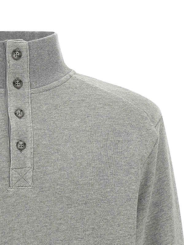 The Best Shops ENTIRE STUDIOS: Strickpullover mit Rundhalsausschnitt - Rundhalspullover - Grau