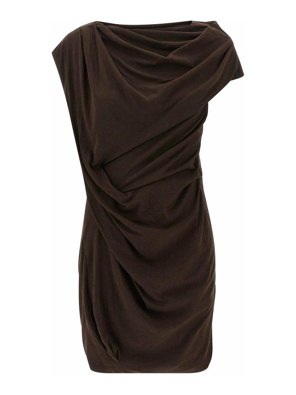 ENTIRE STUDIOS: ショートドレス - ショートドレス - ブラウン